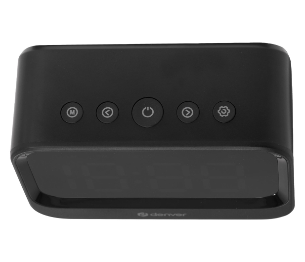 Denver Radiobudzik Denver EC-54B z głośnikiem Bluetooth czarny - 1535094 - zdjęcie 4